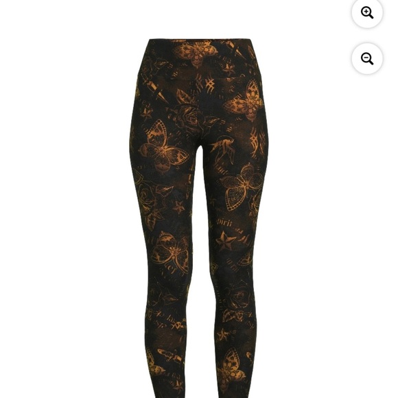 Women's Black and Gold Patterned Jeans - Picture 1 of 6